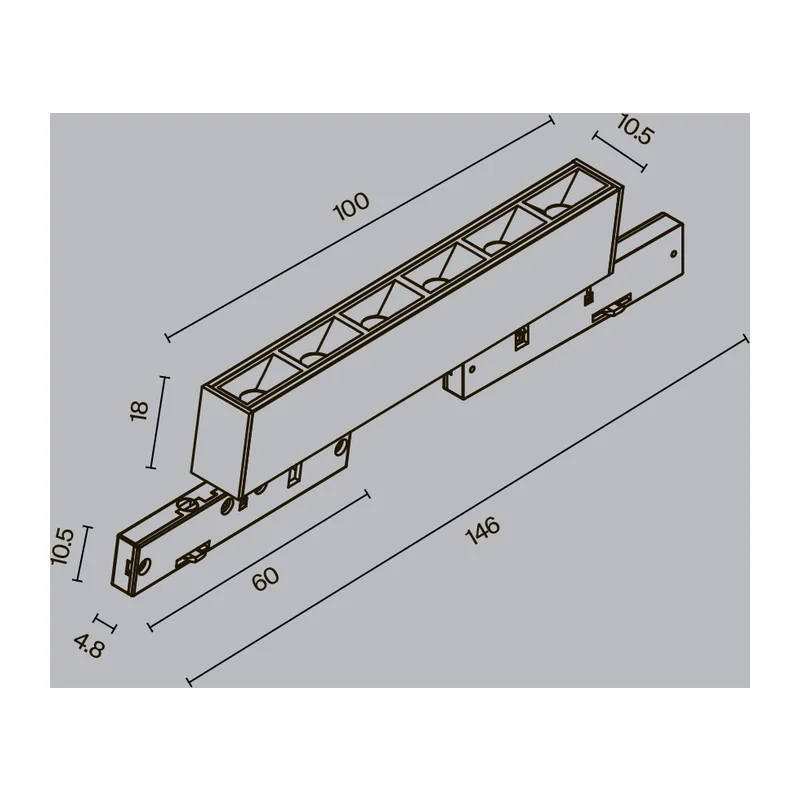 Трековый светильник Точки / Points Levity 2700К 5Вт 30° Maytoni TR193-1-5W2.7K-M-B 5