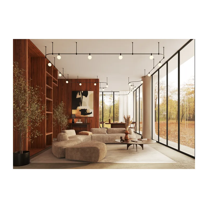 Трековый светильник Луна / Luna 3000К 5Вт 220° Maytoni TR208-1-5W3K-B 9