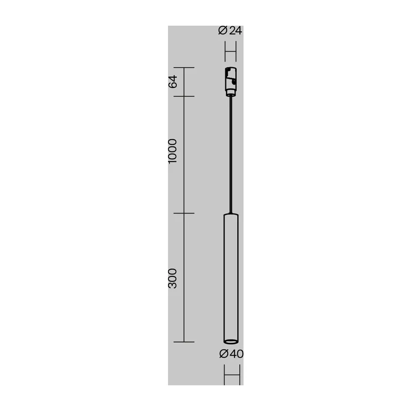 Трековый подвесной светильник Скольжение / Skim 3000К 5Вт 36° Maytoni TR210-1-5W3K-M-B 10