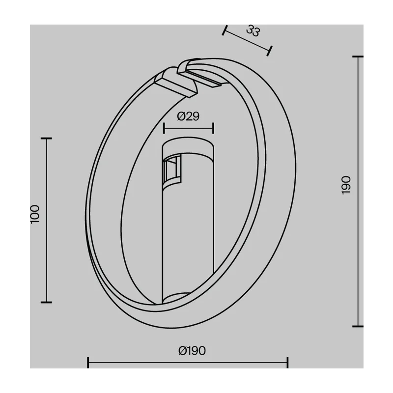 Трековый светильник Зеро / Zero Flarity 3000K 10Вт 180° Maytoni TR230-1-10W3K-BS 11