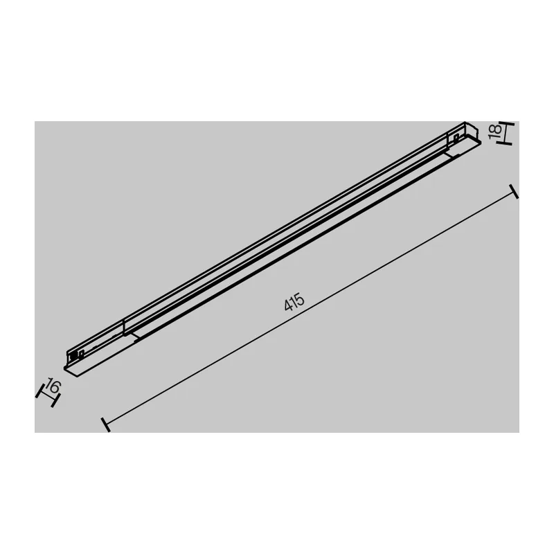 Трековый светильник Базис / Basis Exility 4000K 10Вт 120° Maytoni TR231-2-10W4K-B 9
