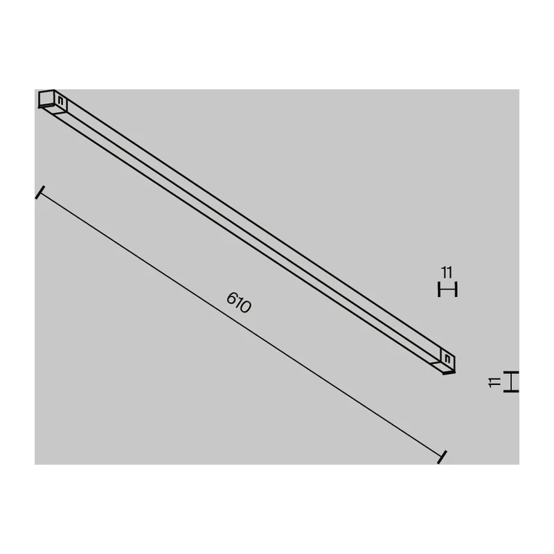 Трековый светильник Базис / Basis Exility X 3000K 12Вт 120° Maytoni TR240-2-12W3K-B 9