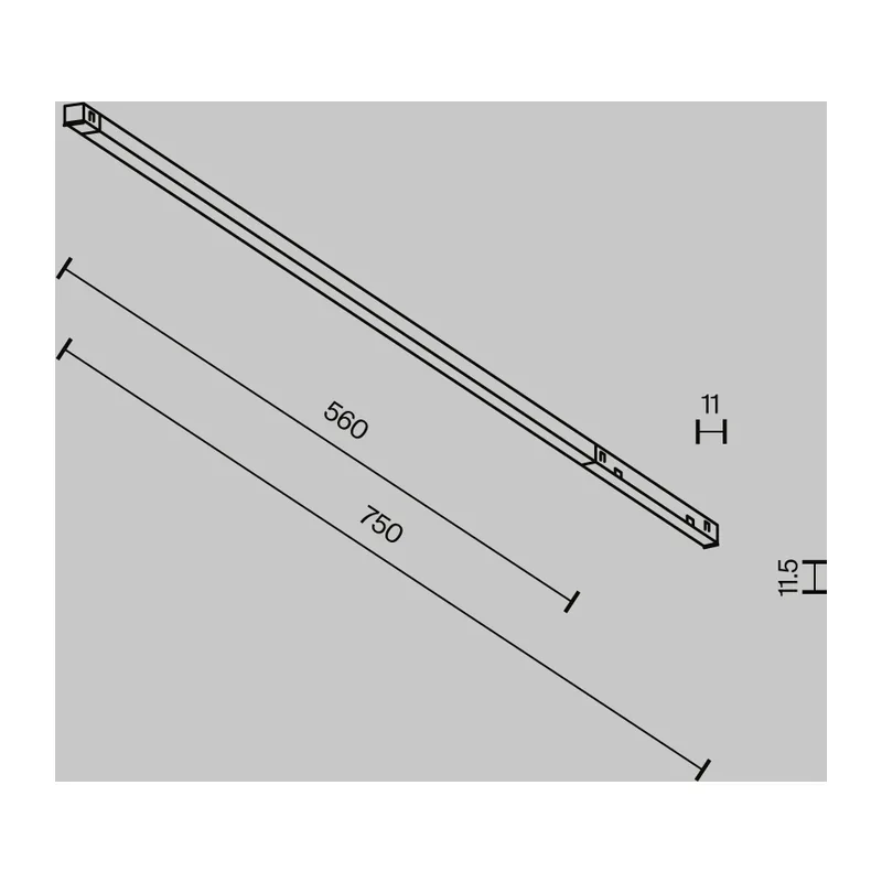 Трековый светильник Базис / Basis Exility X 2700-6000K 12Вт 120° Dim Smart Zigbee Maytoni TR240-4-12WTW-DSZ-B 6