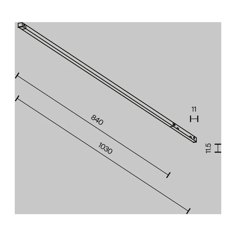 Трековый светильник Базис / Basis Exility X 2700-6000K 18Вт 120° Dim Smart Zigbee Maytoni TR240-4-18WTW-DSZ-B 7