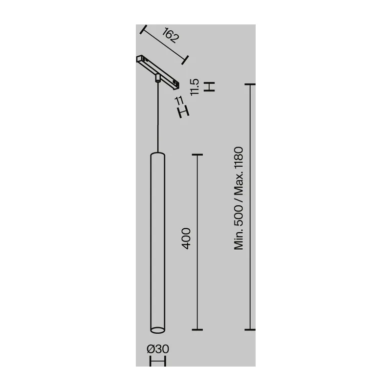 Трековый светильник Фокус / Focus Led Exility X 4000K 7Вт 36° Maytoni TR245-7W4K-B 11