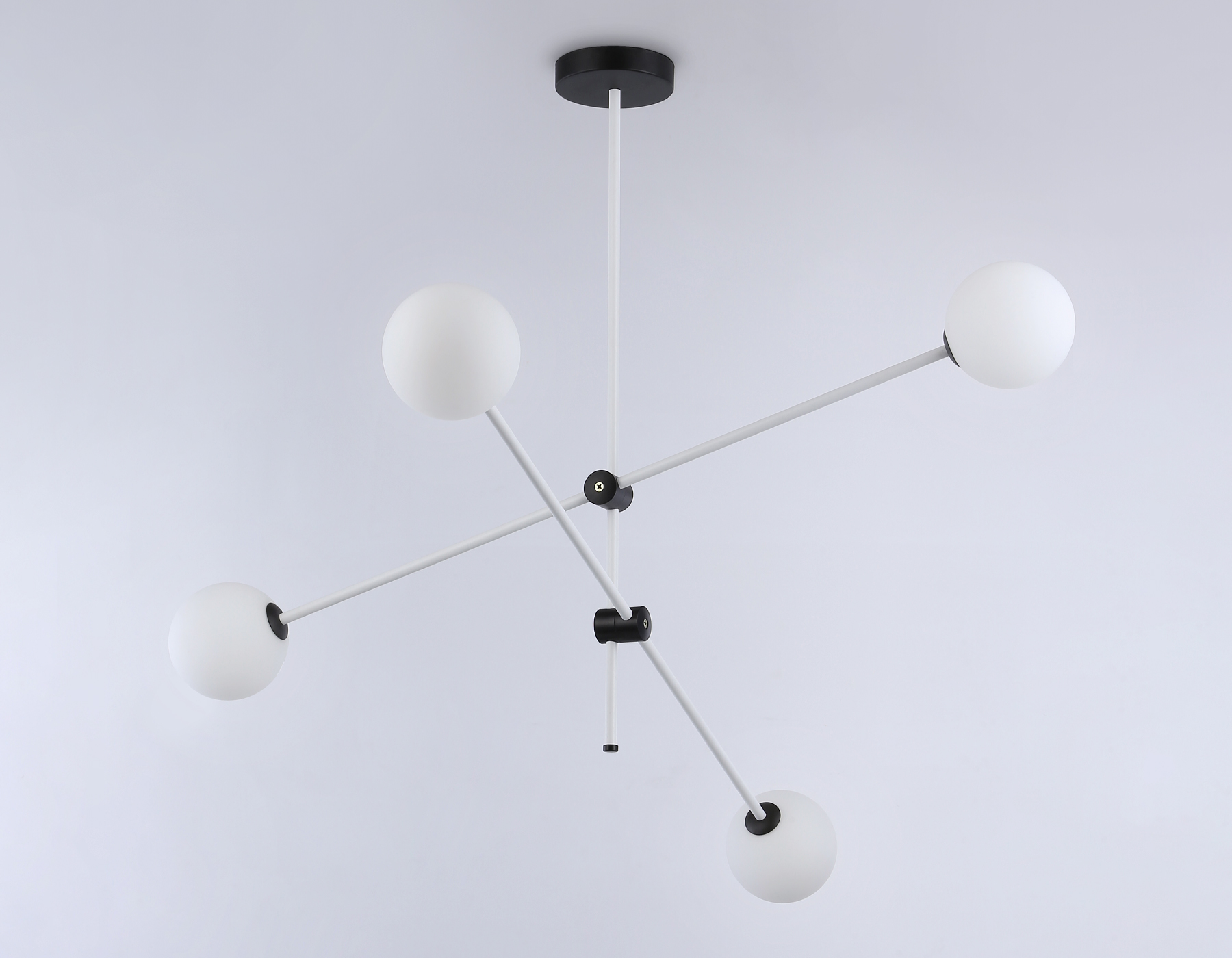 Подвесной светильник TR2505/4 WH/BK белый/черный G9/4 max 10W D970*700 Ambrella Light 10