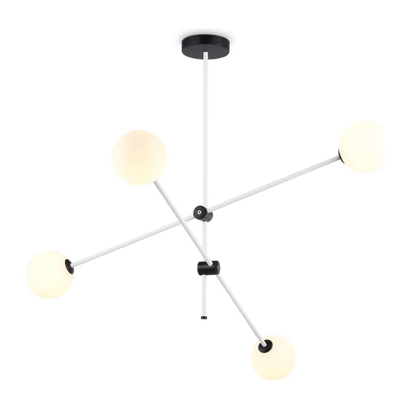Потолочный светильник G9*4 TR2505/4 WH/BK белый/черный G9/4 max 10W D970*700 Ambrella Light 6