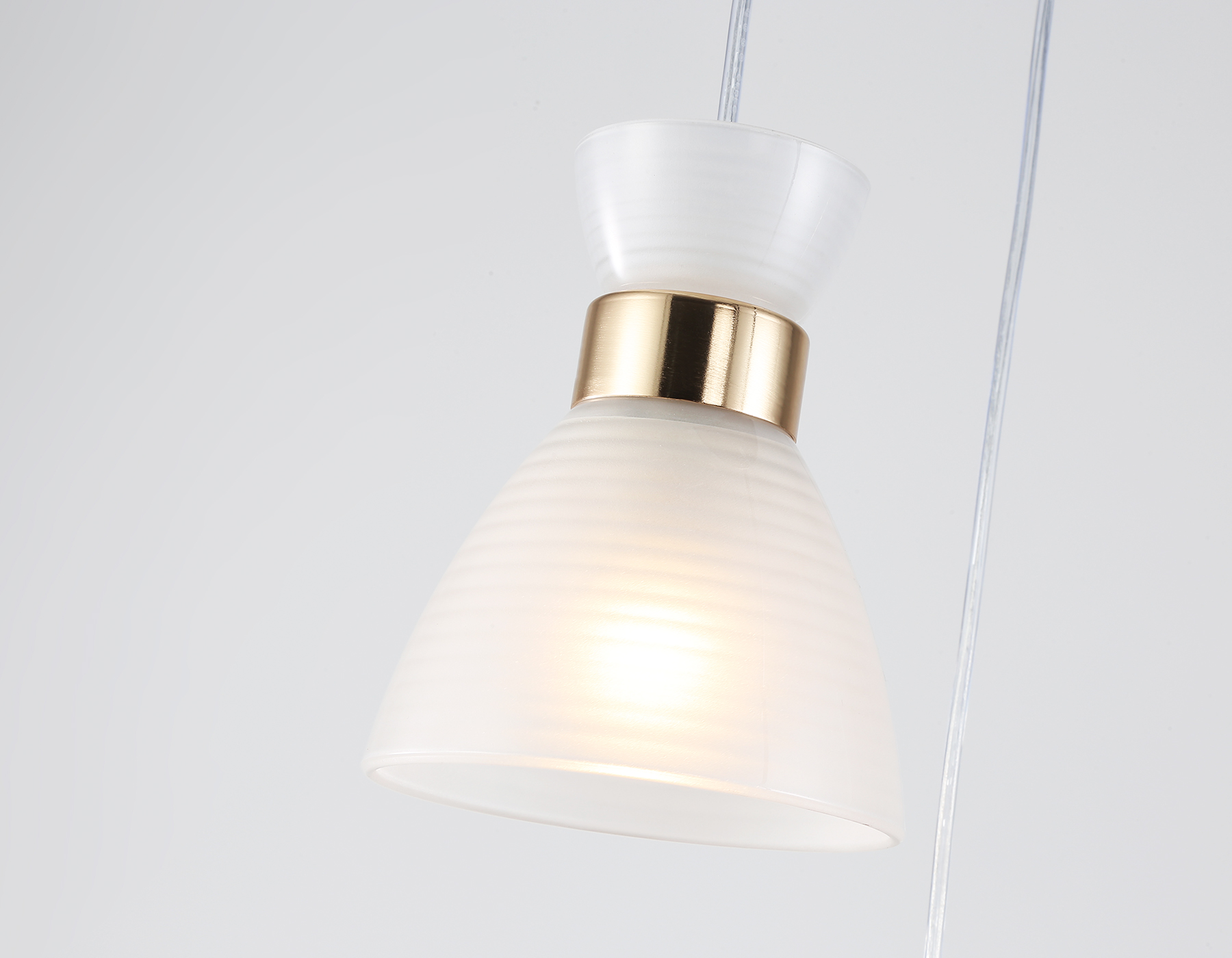 Светильник подвесной со стеклянными плафонами TR3402/3 FGD золото E27/3 max 60W D345*1000 Ambrella Light 10