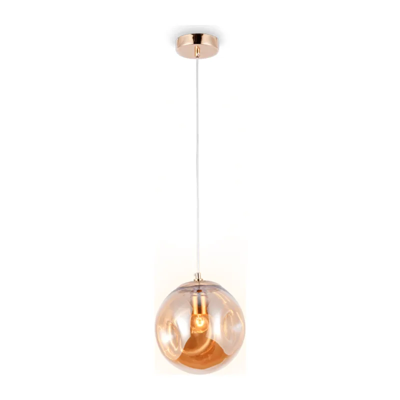 Подвесной светильник E27*1 TR3510 GD/TI золото/янтарь E27 max 40W D200*1200 Ambrella Light 4