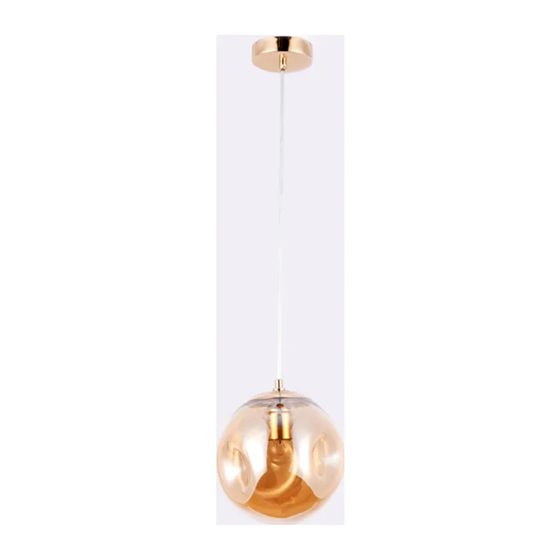 Подвесной светильник E27*1 TR3510 GD/TI золото/янтарь E27 max 40W D200*1200 Ambrella Light 6