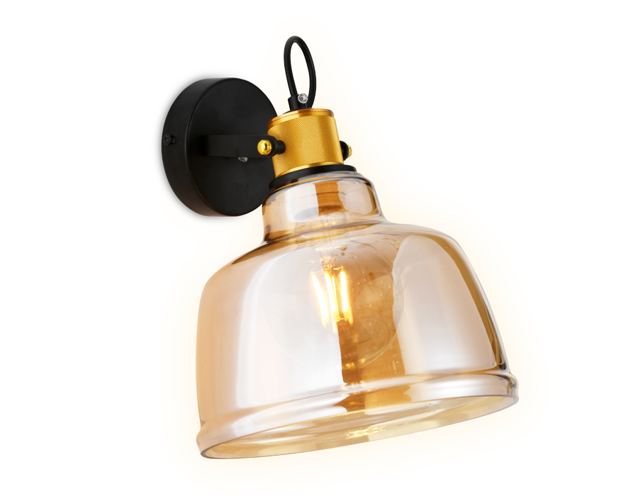 Настенный светильник TR3521 SB/TI бронза/янтарь E27 max 40W 220*280*320 Ambrella Light 3