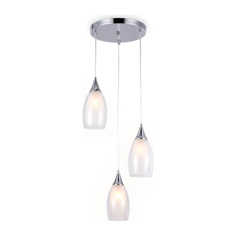 Подвесной светильник E14*3 TR3548/3 CH/CL хром/прозрачный E14 max 40W 370*130*1000 Ambrella Light 4