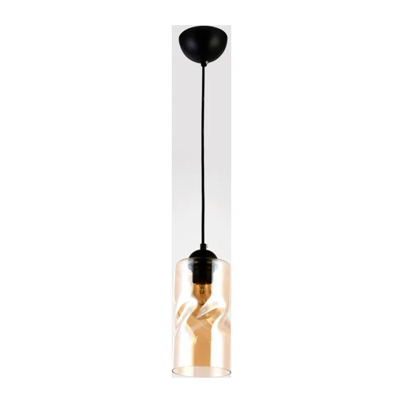 Подвесной светильник E27*1 TR3555 BK/TI черный/янтарь E27 max 40W D110*1200 Ambrella Light 6