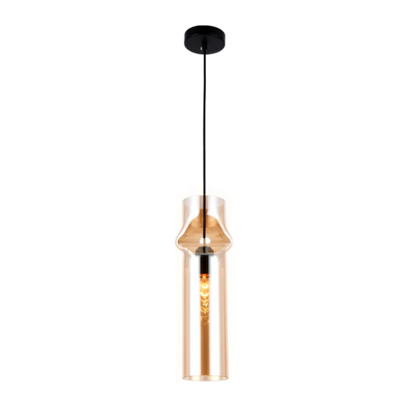 Подвесной светильник E27*1 TR3560 BK/TI черный/янтарь E27 max 40W D130*1200 Ambrella Light 4