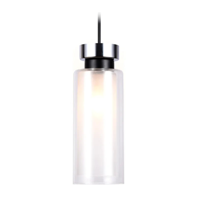 Подвесной светильник E14*1 TR3570 CH/FR хром/матовый E14 max 40W D100*1050 Ambrella Light 4
