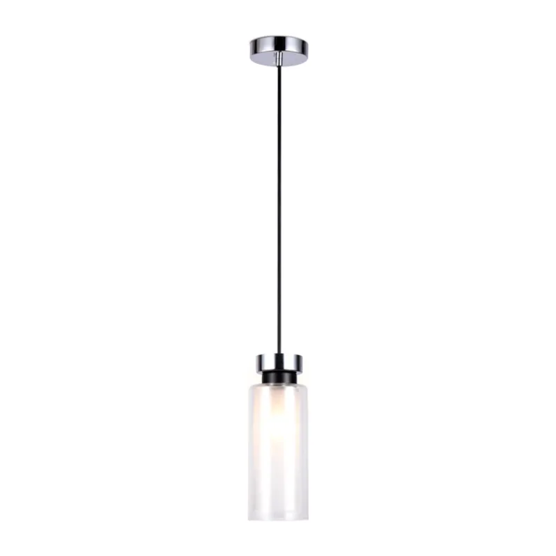 Подвесной светильник E14*1 TR3570 CH/FR хром/матовый E14 max 40W D100*1050 Ambrella Light 5