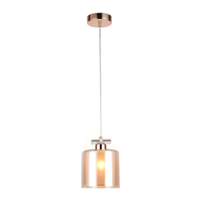 Подвесной светильник E27*1 TR3578 GD/TI золото/янтарь E27 max 40W D150*1025 Ambrella Light 5