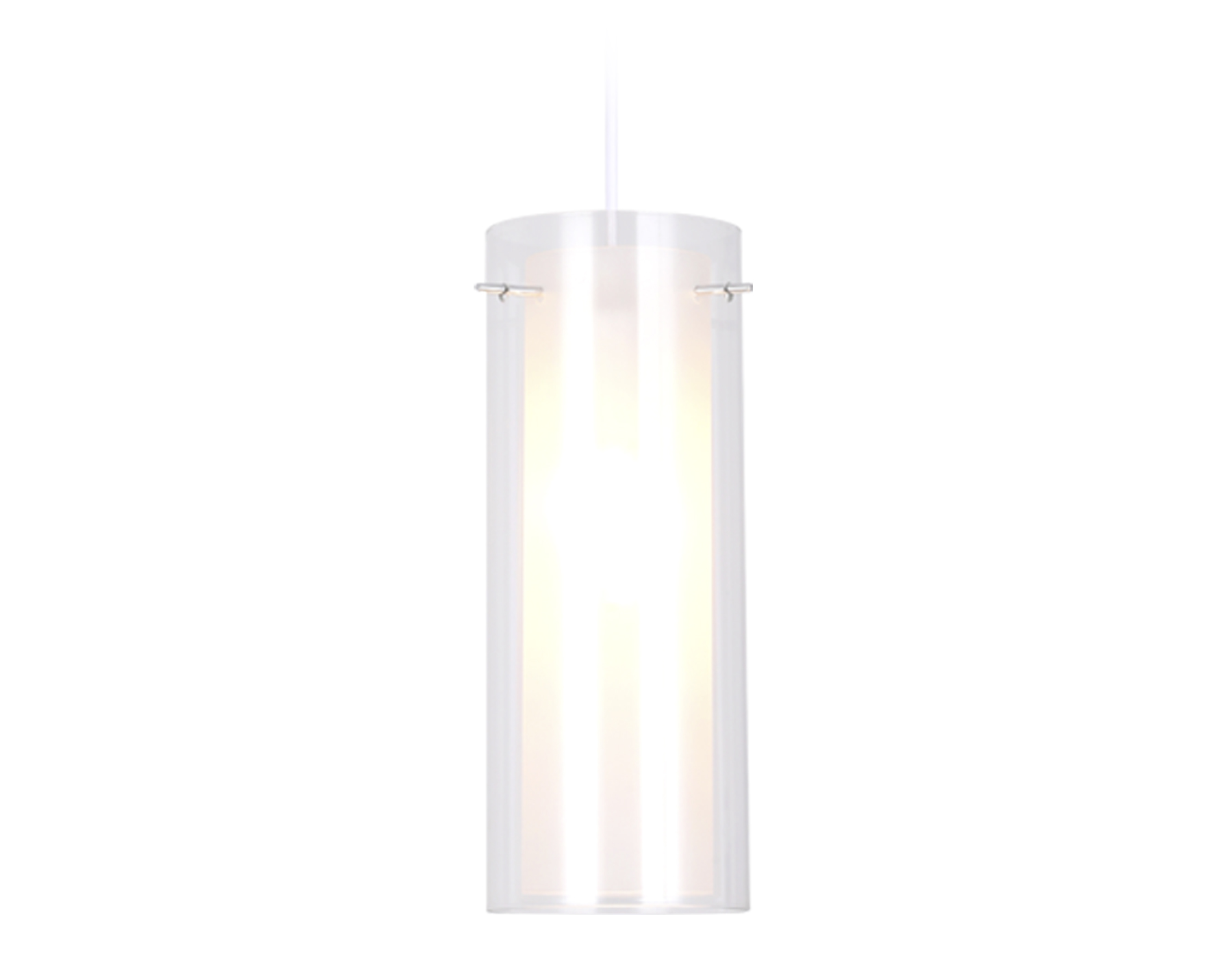 Подвесной светильник TR3672 CH/CL/FR хром/прозрачный/белый матовый E14 max 40W D110*1000 Ambrella Light 6