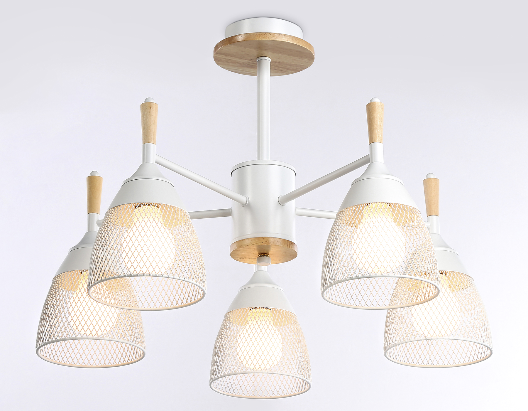 Подвесная люстра TR8012/5 WH белый E27*5 max 40W D600*385 Ambrella Light 13