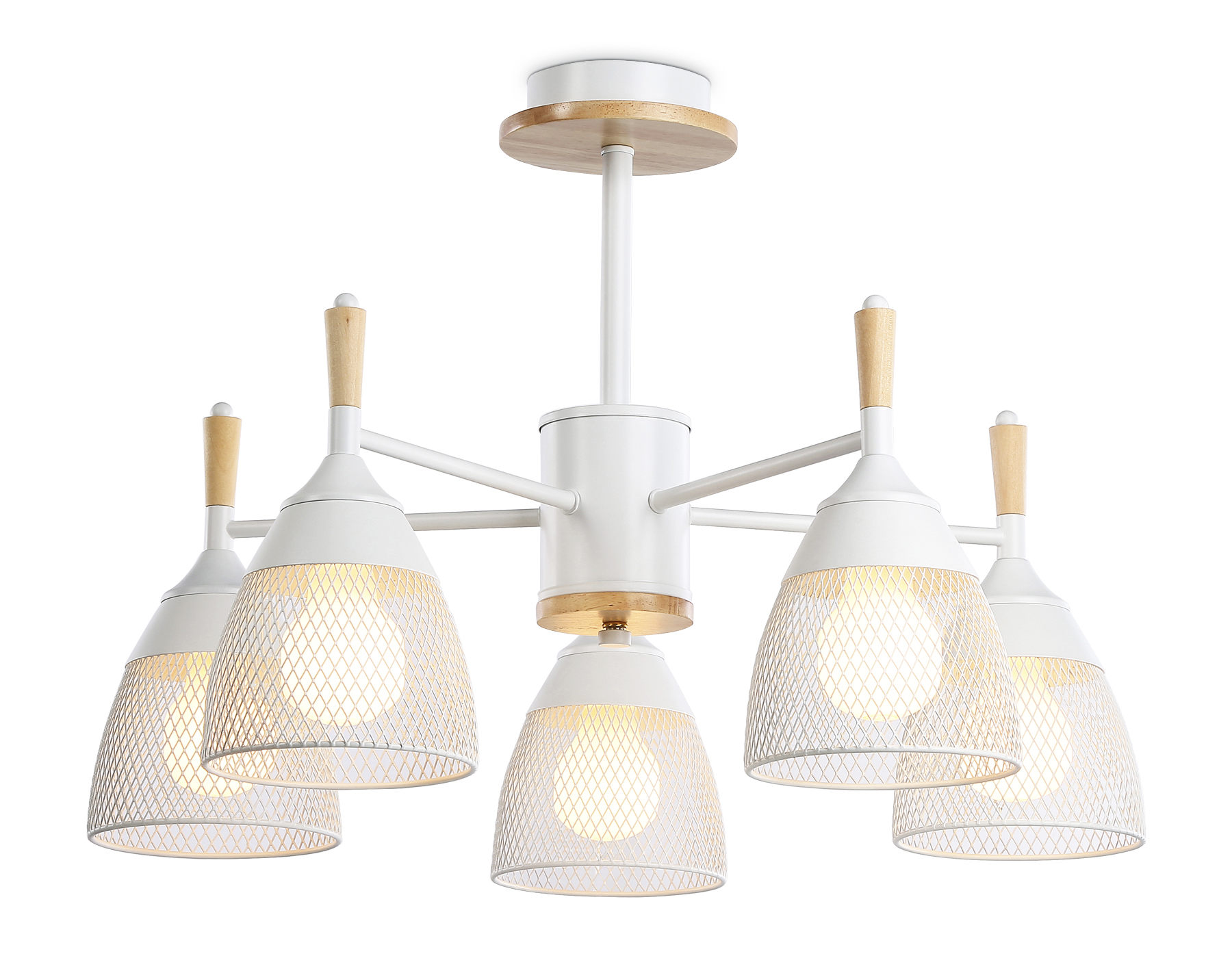 Подвесная люстра TR8012/5 WH белый E27*5 max 40W D600*385 Ambrella Light 8