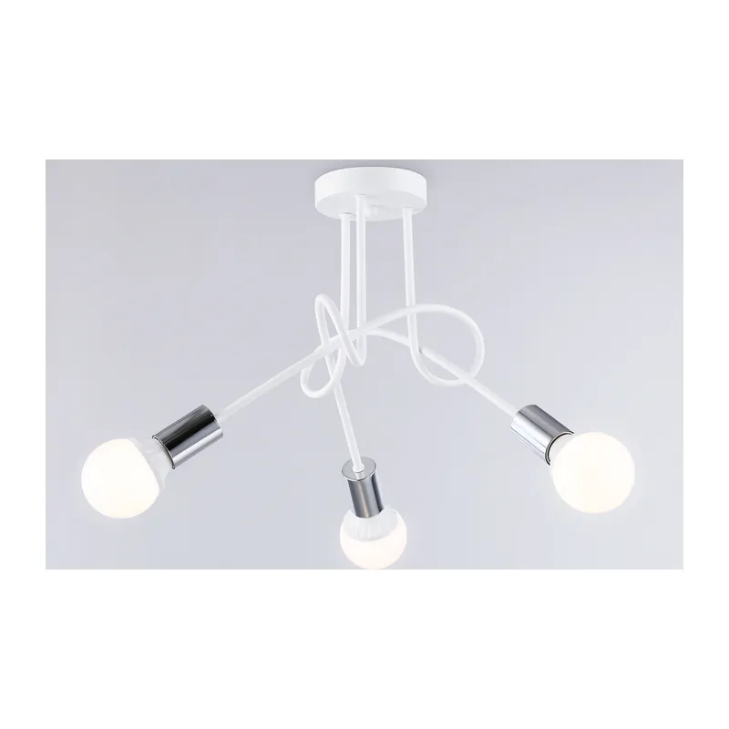 Потолочный светильник E27*3 TR80414/3 WH/CH белый/хром E27/3 max 60W D670*370 Ambrella Light 9