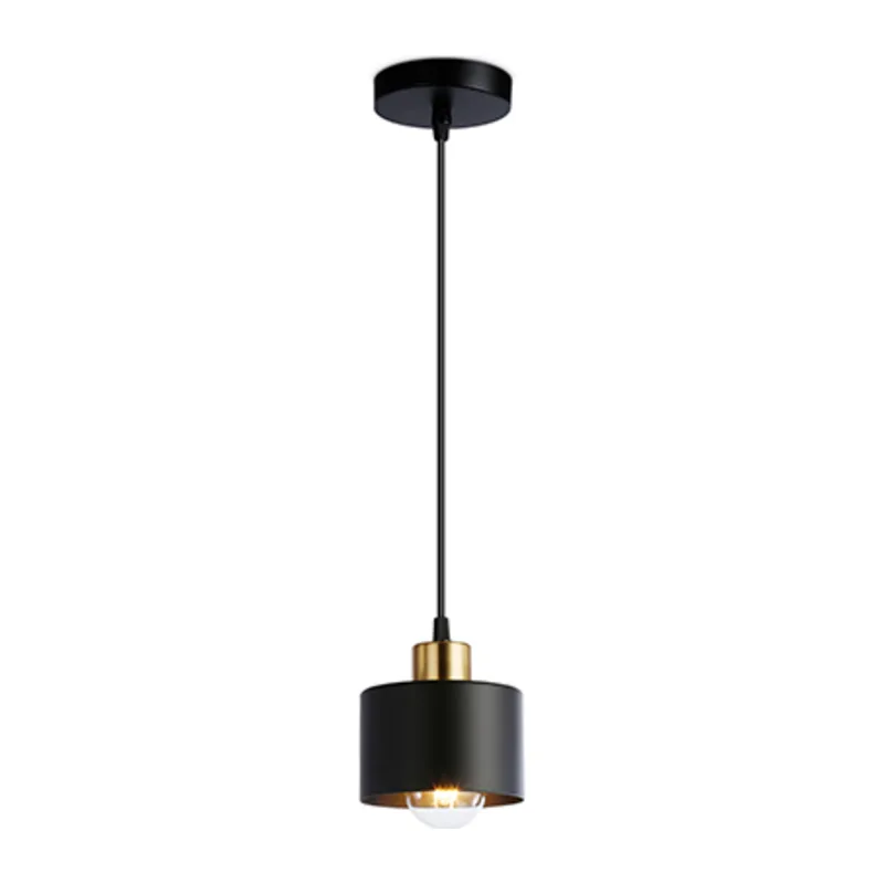 Подвесной светильник E27*1 TR8113 BK/BS черный/латунь E27 max 40W D120*940 Ambrella Light 3