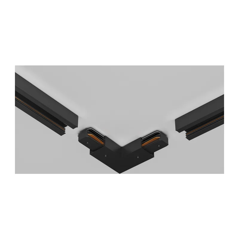 Угловой коннектор питания с вводом питания Unity черный Maytoni TRA001CLB-11B 4