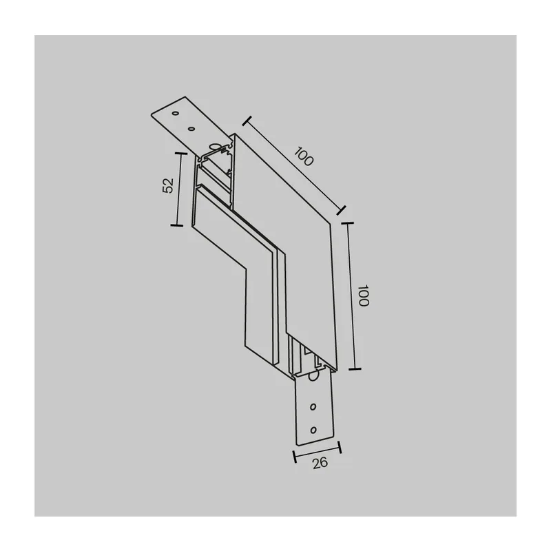 Коннектор внутренний Exility накладной белый Maytoni TRA034ICL-41W 6