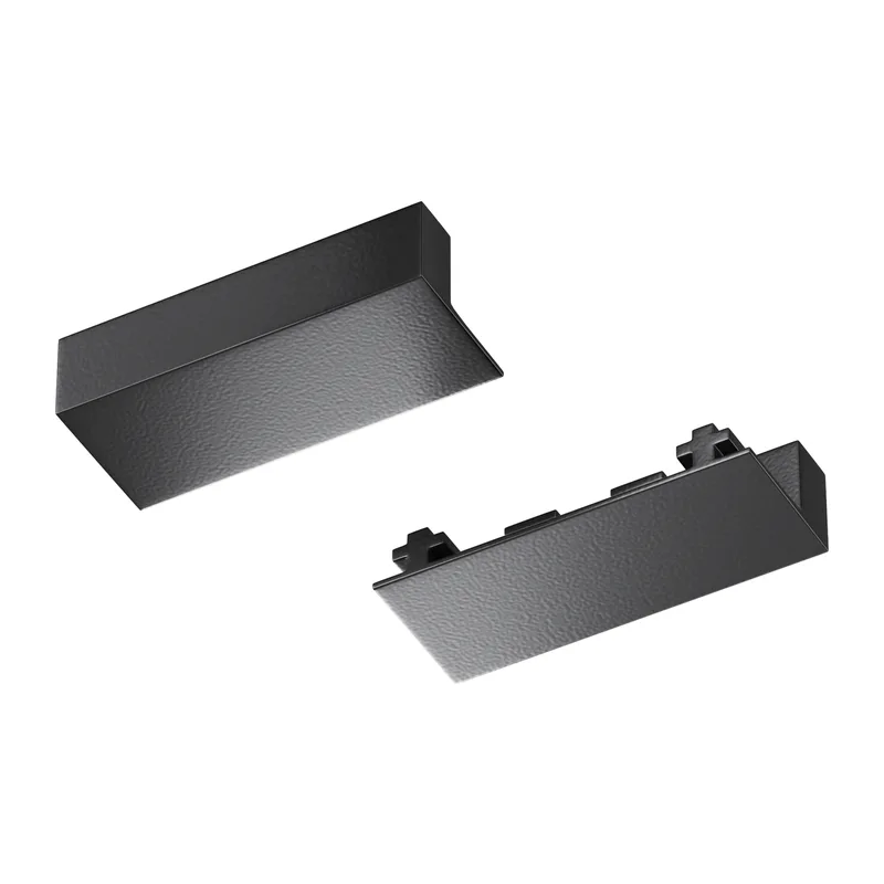 TRA084EC-112B Комплект заглушек Radity 2 штуки, черный Maytoni