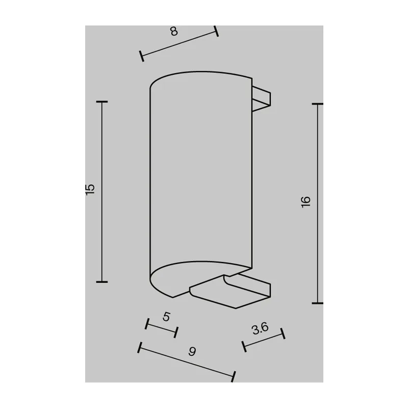 Заглушка торцевая для шинопровода Flarity, 1 шт., черный Maytoni TRA154EC-B 5