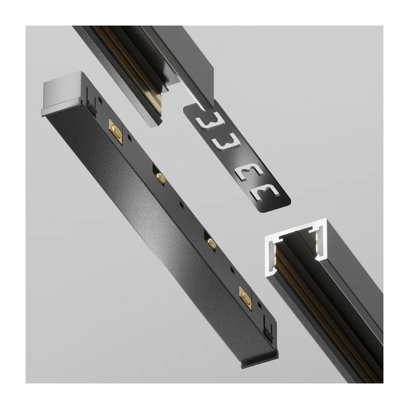 Коннектор питания прямой Exility X, черный Maytoni TRA239PC-42B 3