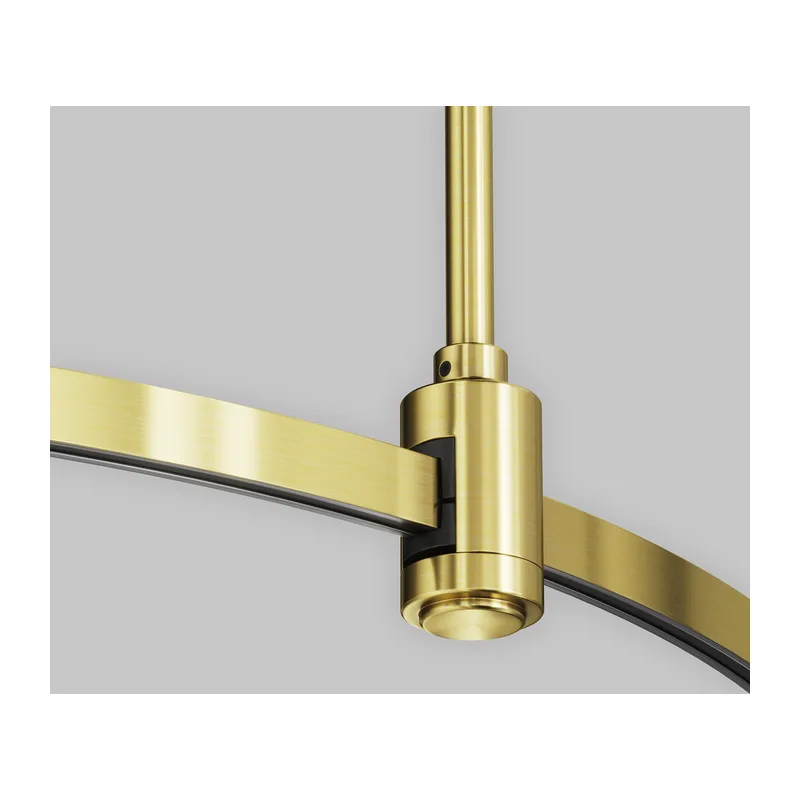 Шинопровод круглый из полукругов 1200мм Flarity латунь Maytoni TRX154-2SR-D1200-BS 2