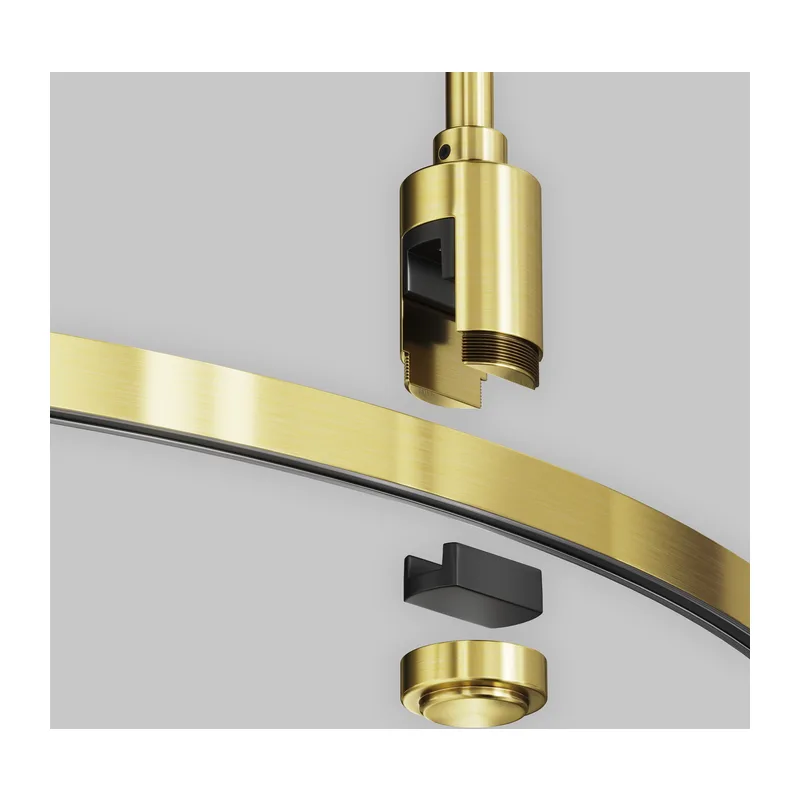 Шинопровод круглый из полукругов 1200мм Flarity латунь Maytoni TRX154-2SR-D1200-BS 4