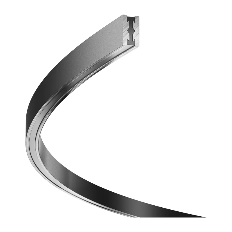 Шинопровод круглый из полукругов 1800мм Flarity черный Maytoni TRX154-2SR-D1800-B