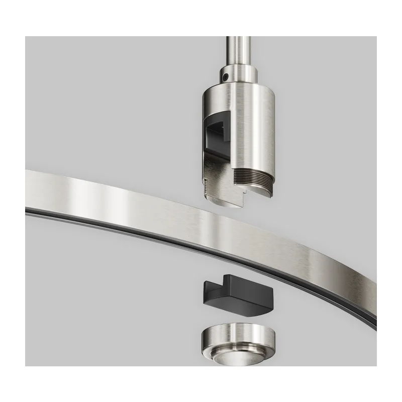 Шинопровод полукруг 800 мм Flarity платина Maytoni TRX154-SR-D800-PT 4