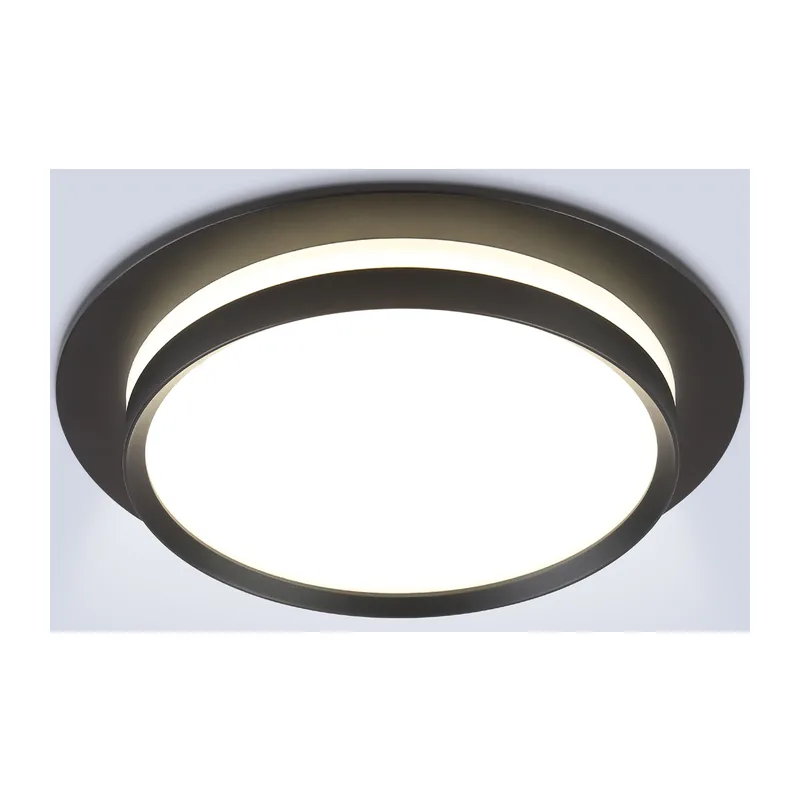 Встраиваемый точечный светильник 1*GX70 TU5215 BK черный GX70 max 20W D150*48 Ambrella Light 2