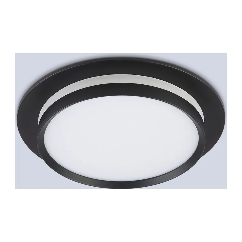 Встраиваемый точечный светильник 1*GX70 TU5215 BK черный GX70 max 20W D150*48 Ambrella Light 3