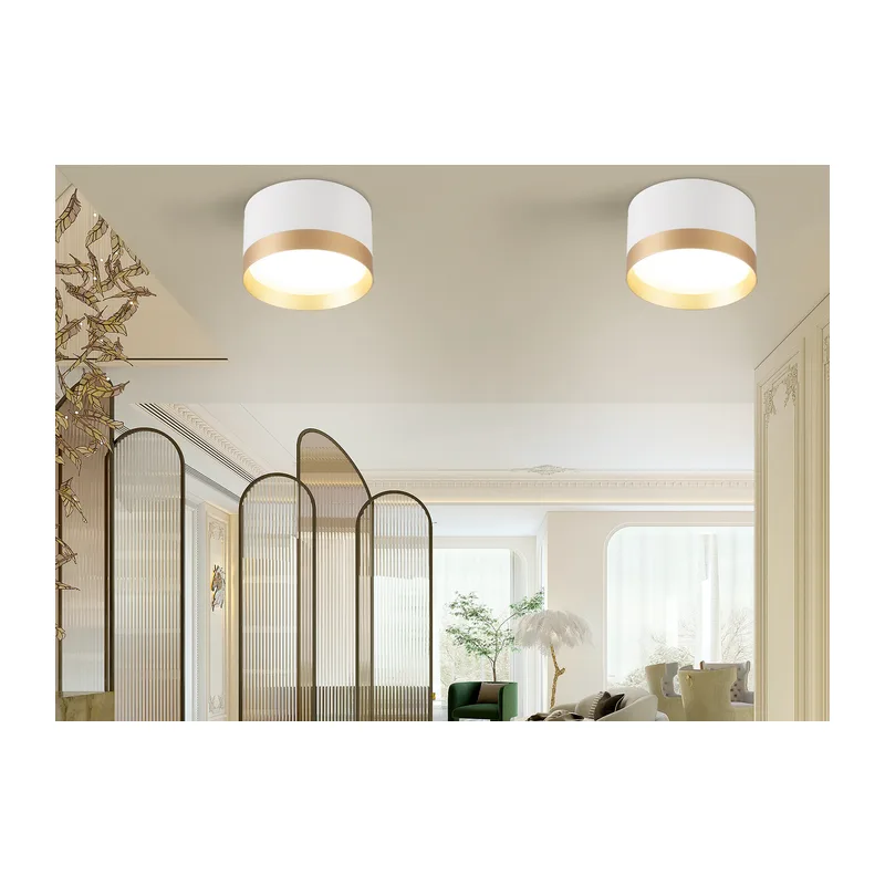 Накладной точечный светильник 1*GX70 TU52355 WH/GD белый/золото GX70 max 20W D115*70 Ambrella Light 5