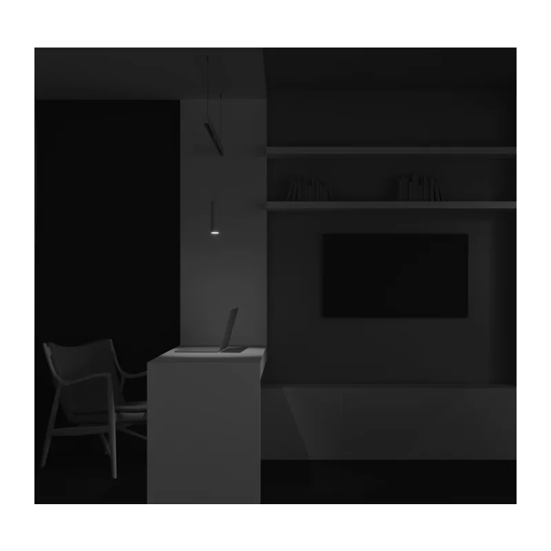 Трековый подвесной светильник VGL041-2-12W4K-W - 12 Вт LED Voltega 6