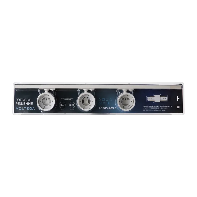 Трековый светильник VGL7284DLTP-03W1 - GX53x3 Voltega 6