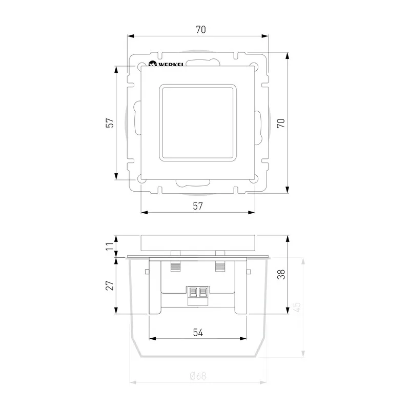 W1154301/ Встраиваемая LED подсветка (белый) 7