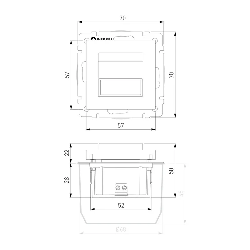 W1154708/ Поворотная встраиваемая LED подсветка Turn (черный матовый) 6