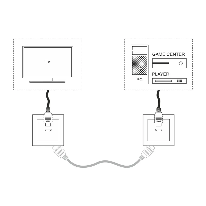 W1186006/ Розетка HDMI (серебряный) 3