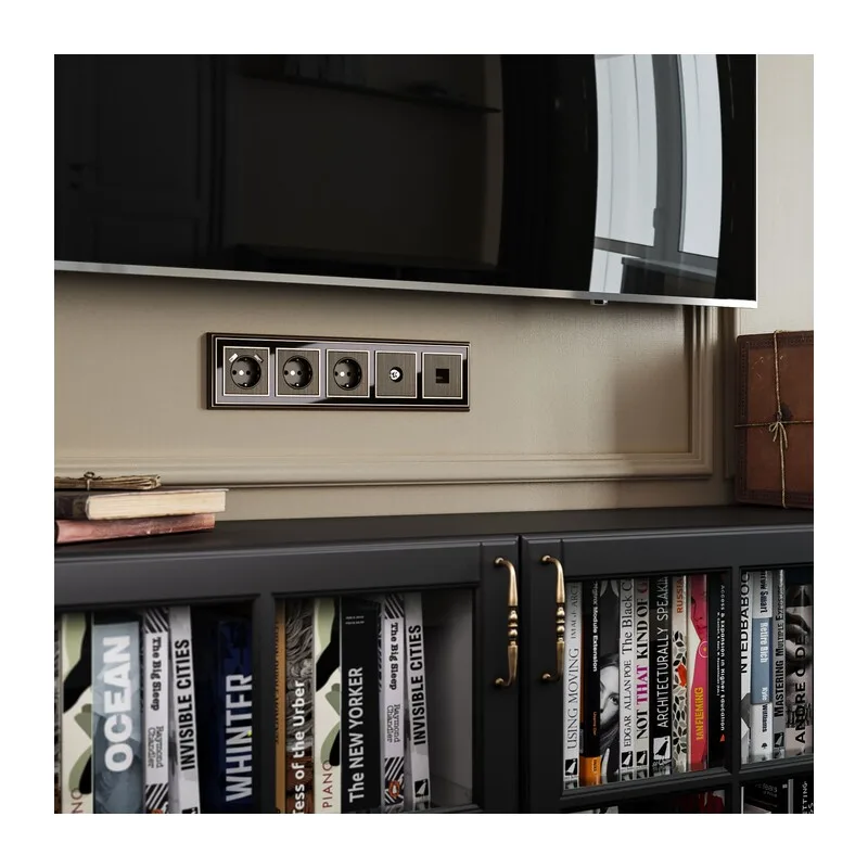 W1193012/ Накладка для TV розетки оконечной (бронзовый) 5