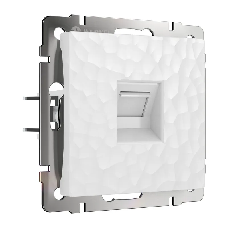 W1281001/ Розетка Ethernet RJ-45 (hammer белый) 6