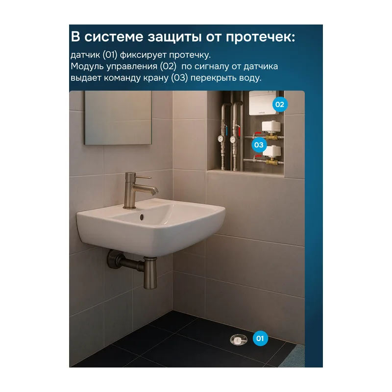 Комплект Welrok Base | краны из латуни, диаметр 3/4" 3