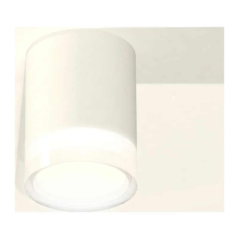 Накладной точечный светильник MR16 1*GU5.3 (комплект) XS6301064 SWH/FR/CL белый песок/белый матовый/прозрачный MR16 GU5.3 (C6301, N6241) Ambrella Light 3
