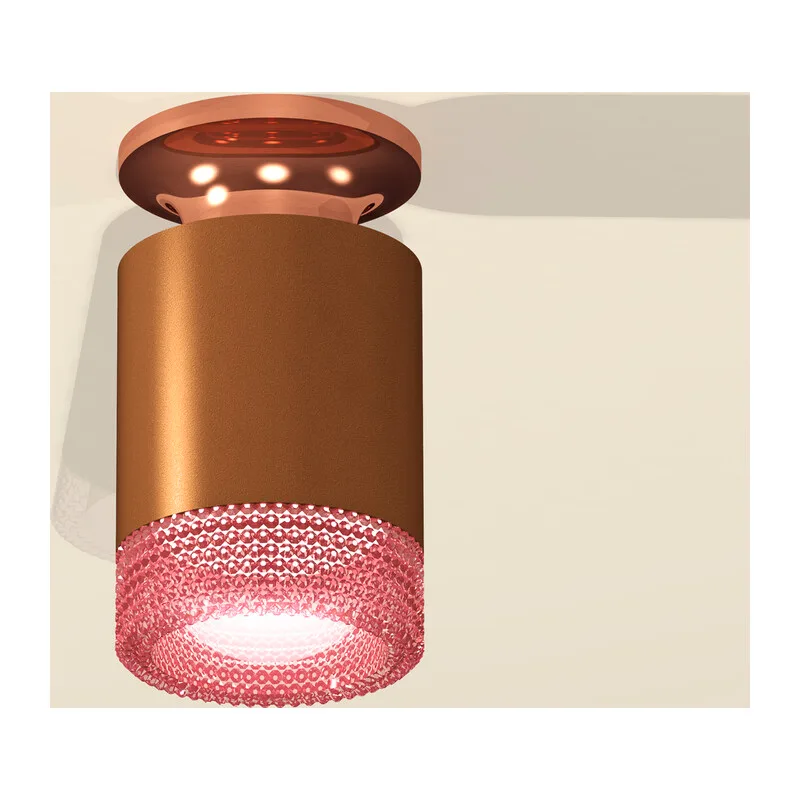 Накладной точечный светильник MR16 1*GU5.3 (комплект) XS6304151 SCF/PPG/PI кофе песок/золото розовое полированное/розовый MR16 GU5.3 (N6906, C6304, N6152) Ambrella Light 3