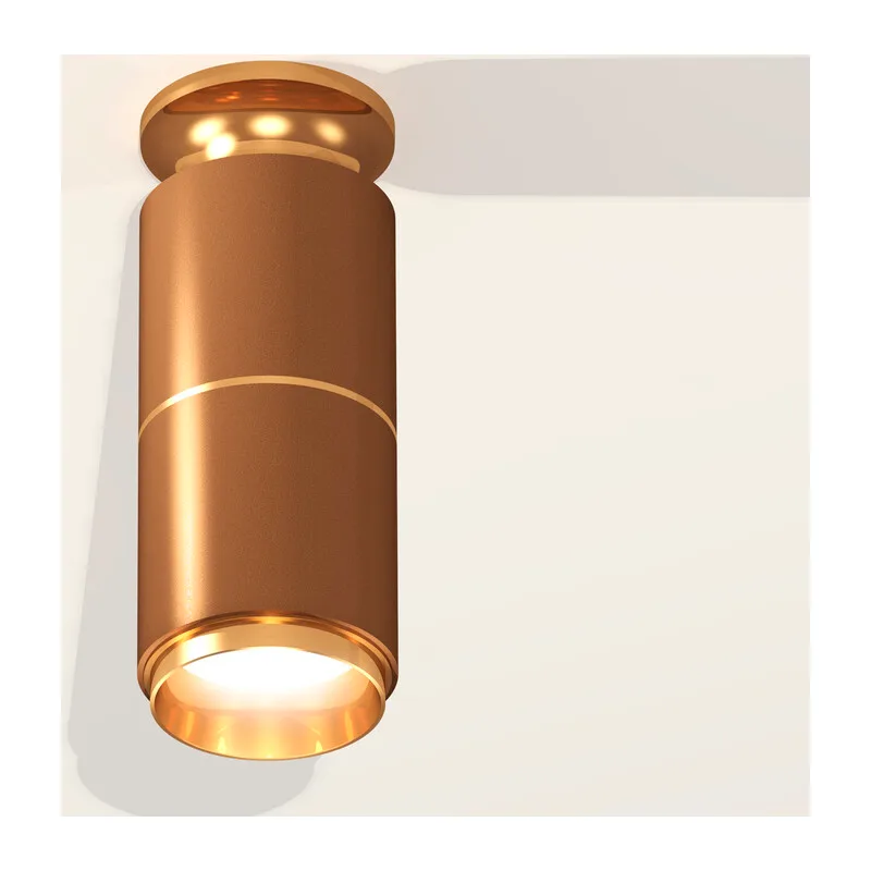Накладной точечный светильник MR16 1*GU5.3 (комплект) XS6304190 SCF/PYG кофе песок/золото желтое полированное MR16 GU5.3 (N6905, C6304, A2062, N6124) Ambrella Light 3