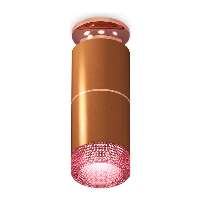 Накладной точечный светильник MR16 1*GU5.3 (комплект) XS6304211 SCF/PPG/PI кофе песок/золото розовое полированное/розовый MR16 GU5.3 Ambrella Light 2